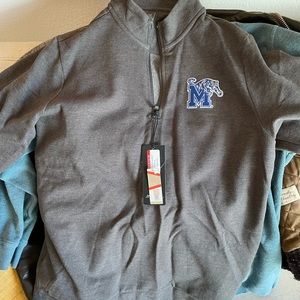 Memphis Tigers Antigua quarter zip new with tags